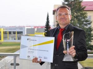 Libor Bittner, Director of Bioveta a.s., voted 2013 Entrepreneur of the Year for the South Moravian Region