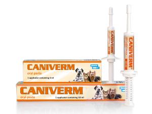 Caniverm oral paste for dogs and cats
