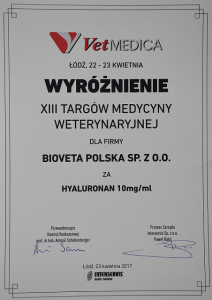 Bioveta a.s. received awards during the biggest veterinary event of the year in Poland