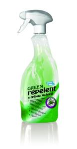 GREEN repellent applied to horses