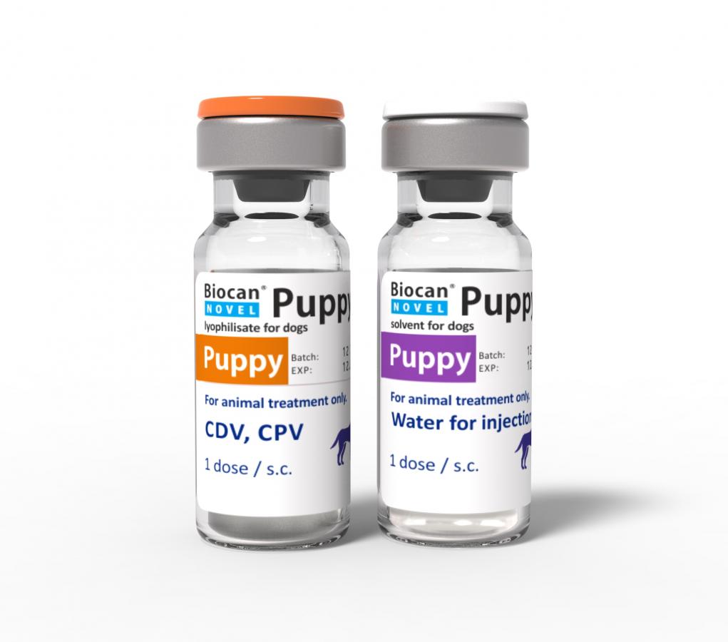 Biocan Novel Puppy, lyophilisate and solvent for suspension for injection for dogs