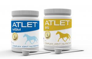 ATLET MSM and ATLET BS are used to provide horses with comprehensive joint support.
