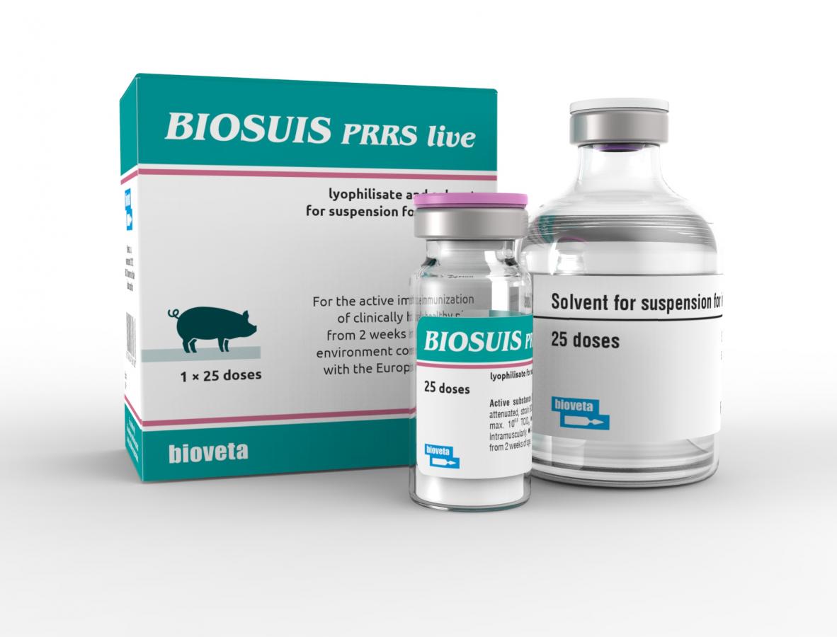 BIOSUIS PRRS live, lyophilisate and solvent for suspension for injection