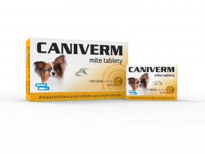 CANIVERM tablets - antiparasitic against round and flat worms