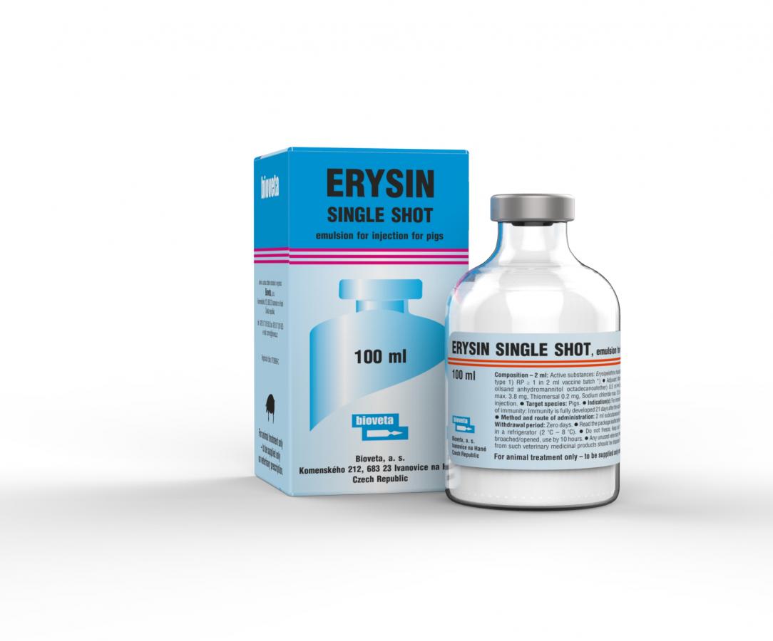 ERYSIN SINGLE SHOT, emulsion for injection for pigs