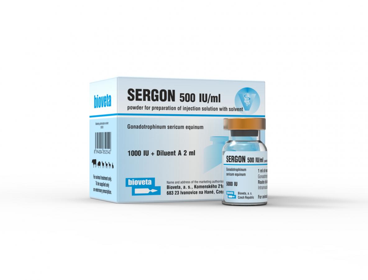 SERGON 500 IU/ml powder for preparation of injection solution with solvent
