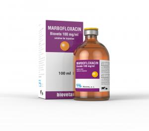 Marbofloxacin Bioveta 100 mg/ml solution for injection