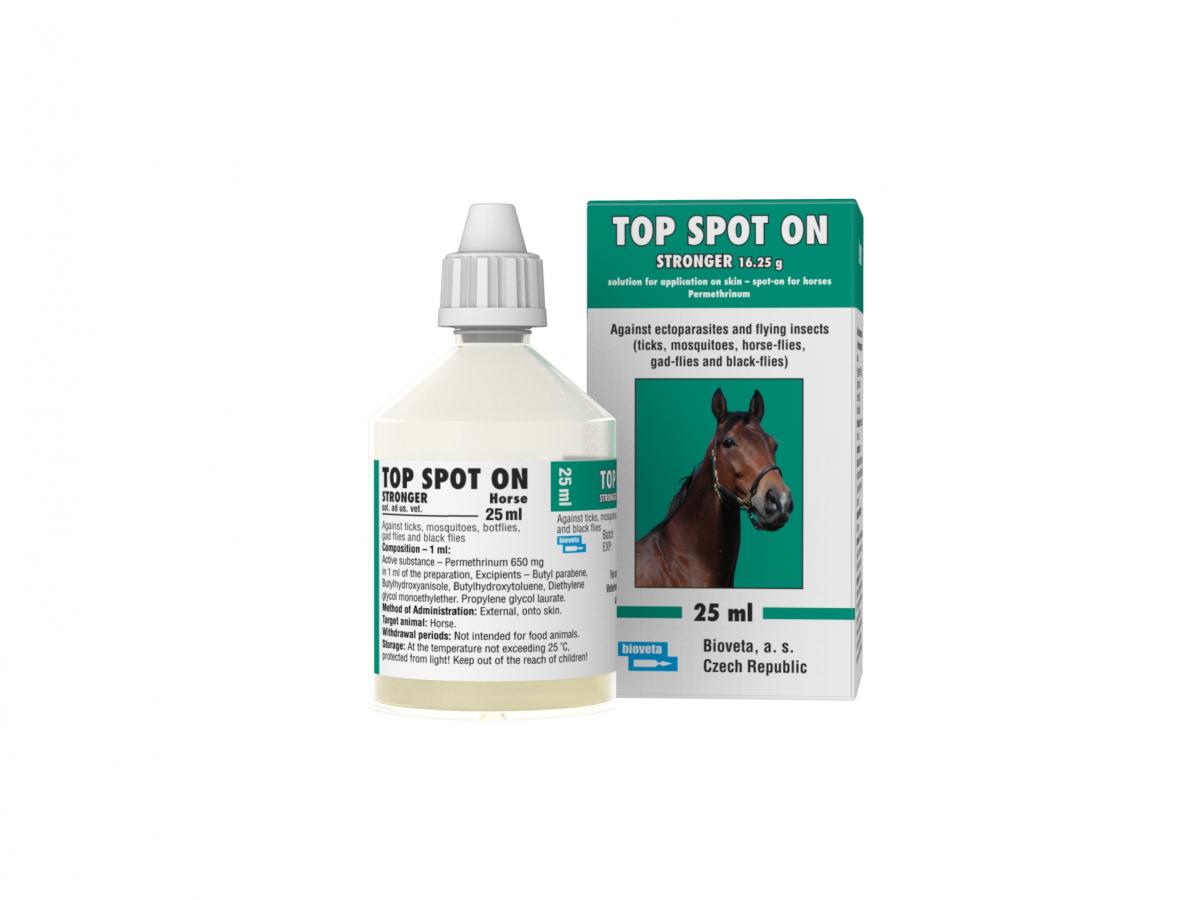 TOP SPOT ON STRONGER 16.25 g solution for application on skin – spot-on for horses
